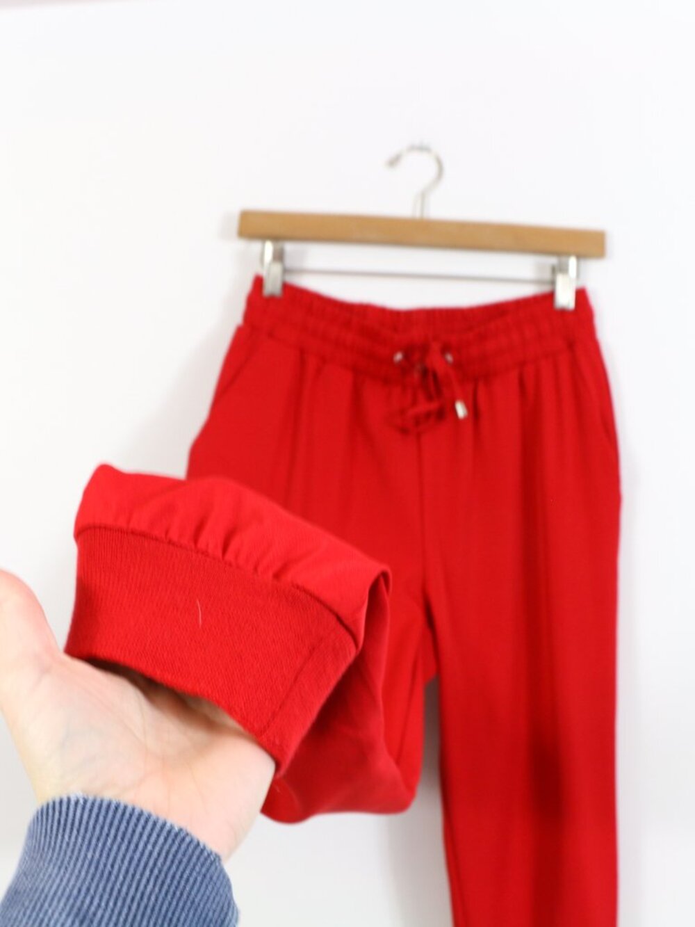 *Revamped Red Drawstring Jogger Pant - Picture 4 of 7